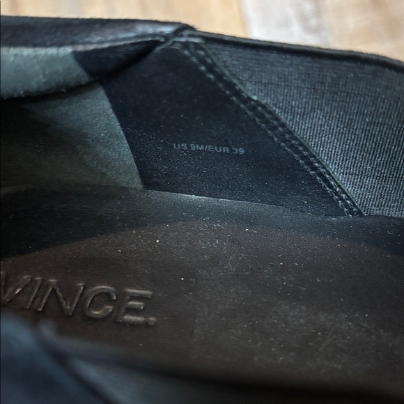 Vince Warren Black Slip-On Platform Sneakers - Picture 7 of 7